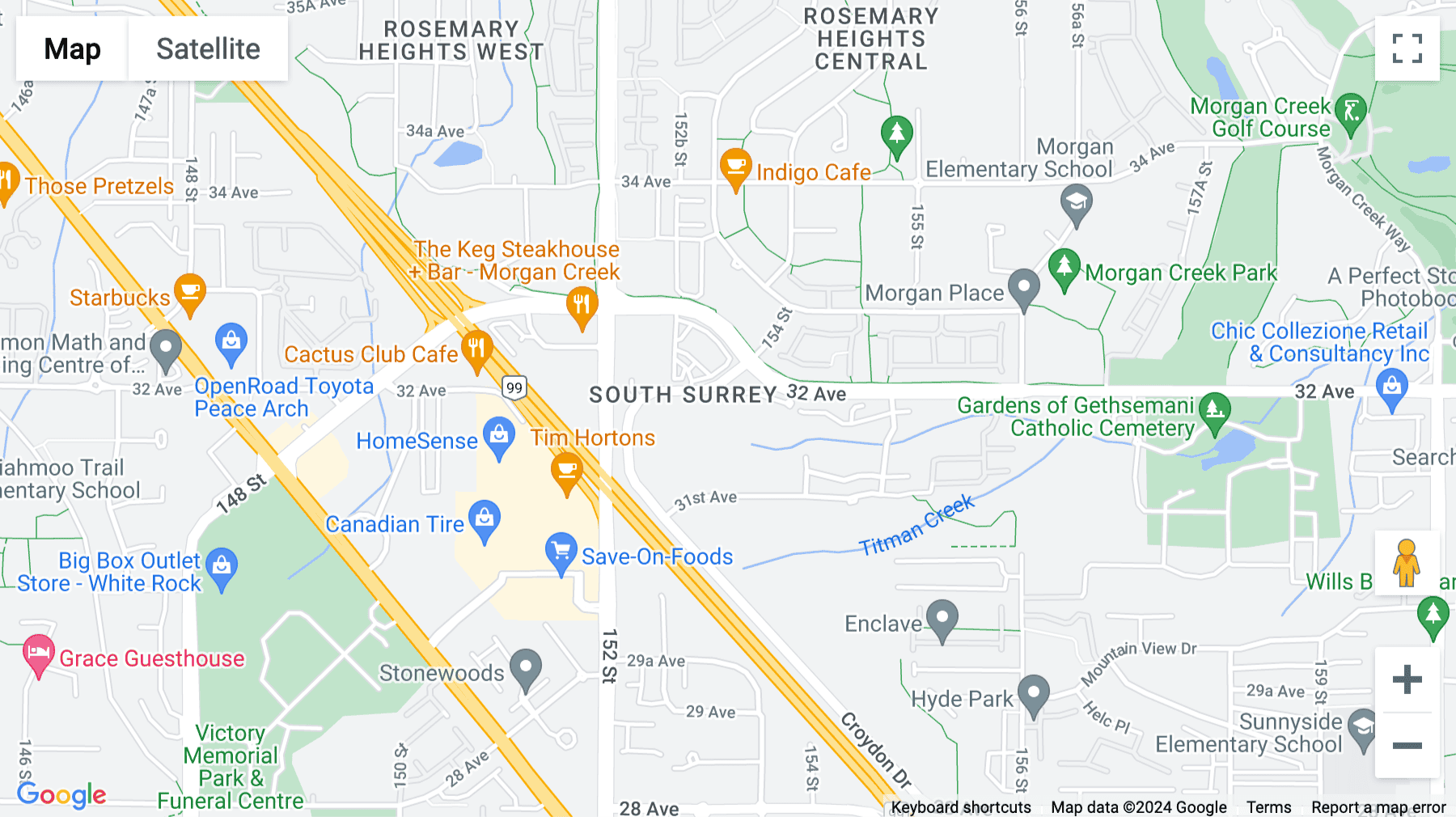 Click for interative map of 15300 Croydon Drive, Suite 300, South Surrey, Surrey