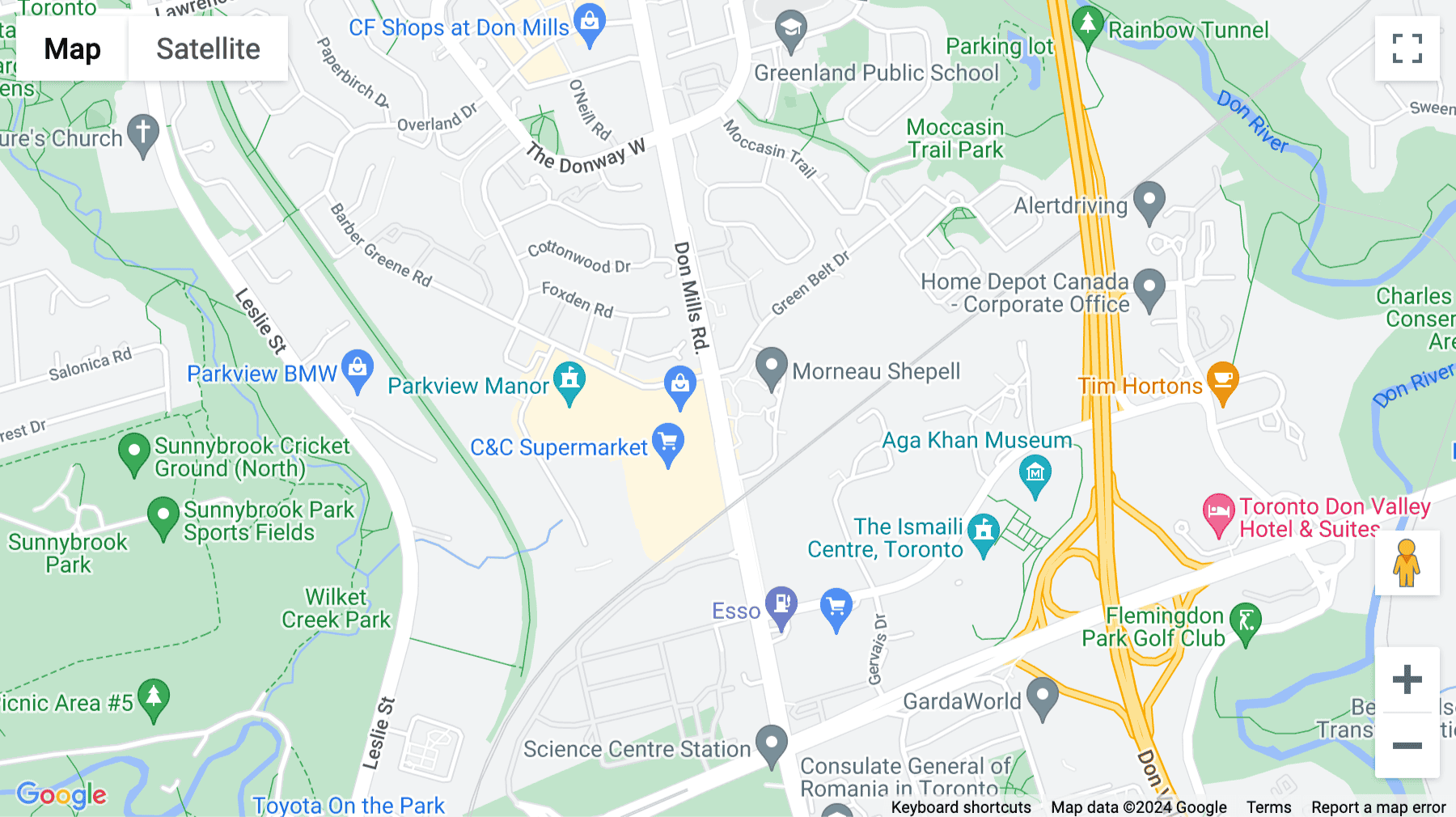 Click for interative map of 895 Don Mills Road, Suite 900, Toronto