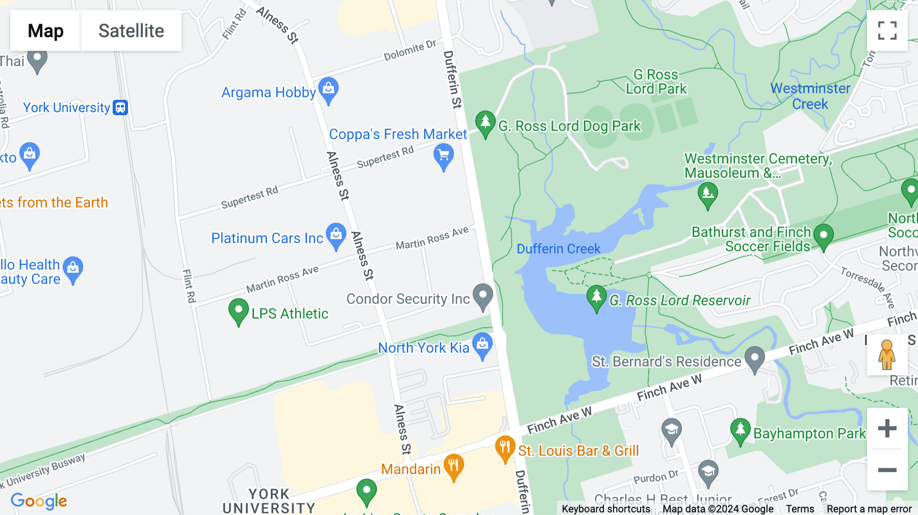 Click for interative map of 4646 Dufferin St., Suite 6, Toronto