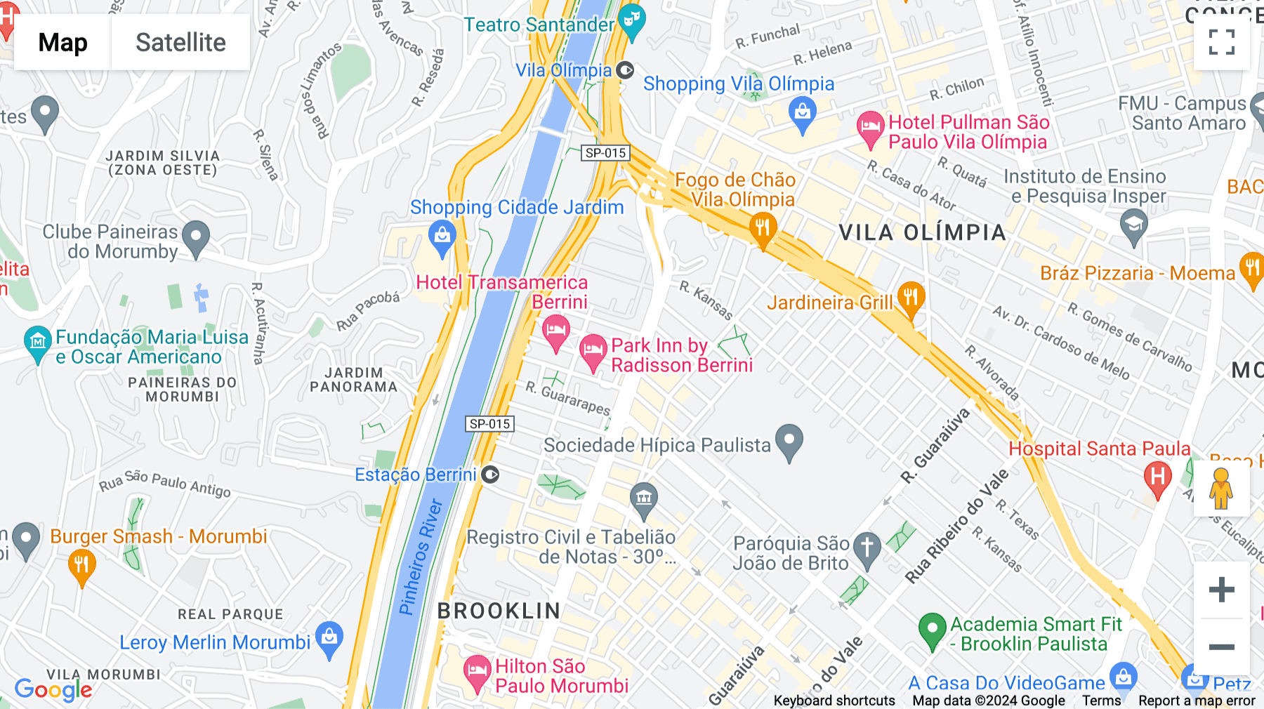 Click for interative map of Av. Engenheiro Luís Carlos Berrini, 550, Itaim Bibi, Sao Paulo