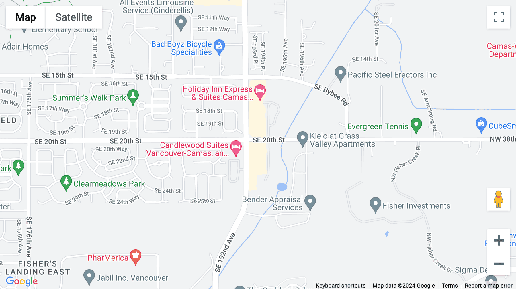 Click for interative map of 2005 SE 192nd Avenue, Camas