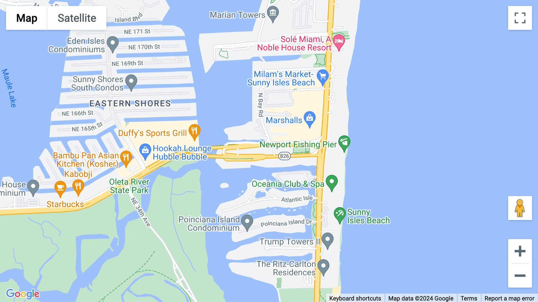 Click for interative map of Sunny Isles, Netenya Center, 323 Sunny Isles Boulevard, 7th Floor, Sunny Isles Beach