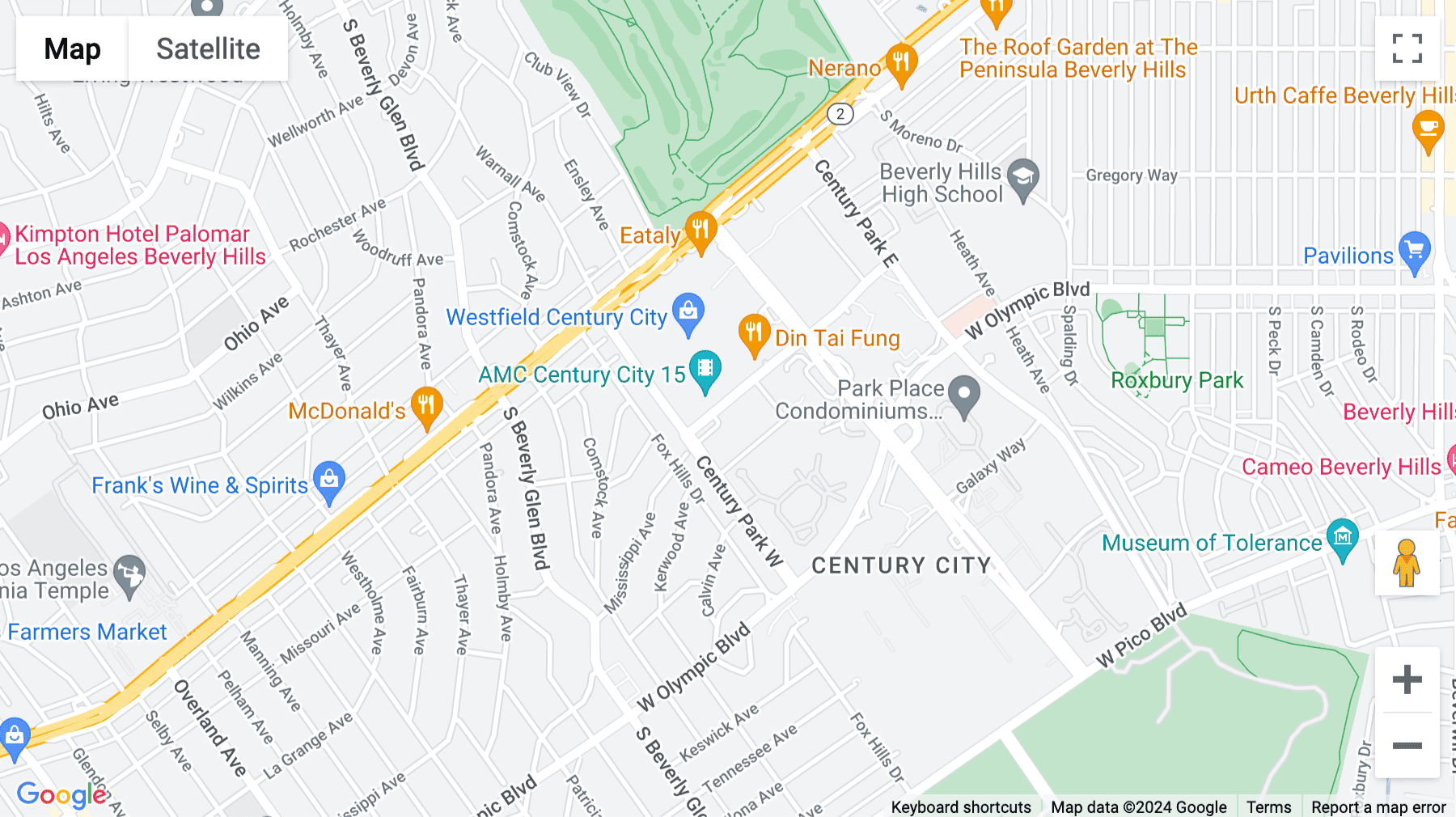 Click for interative map of 10250 Constellation Blvd, Los Angeles