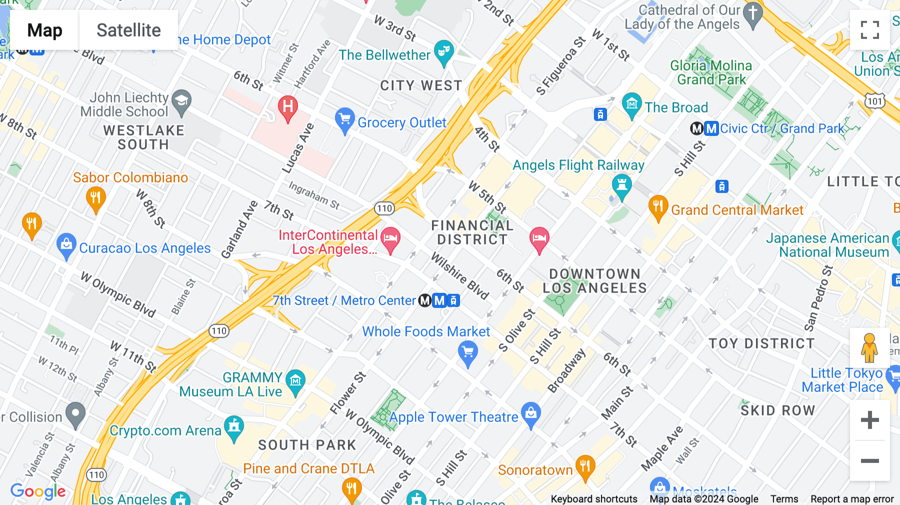 Click for interative map of 811 Wilshire Boulevard, 17th FL, Los Angeles