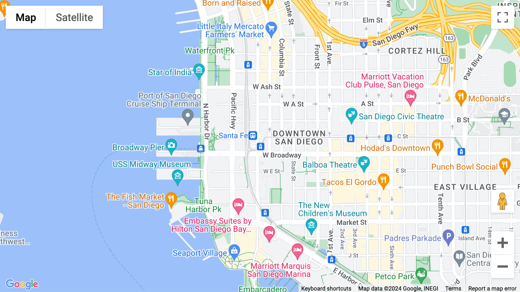 Click for interative map of (SD3) 600 West Broadway, Suite 700, San Diego