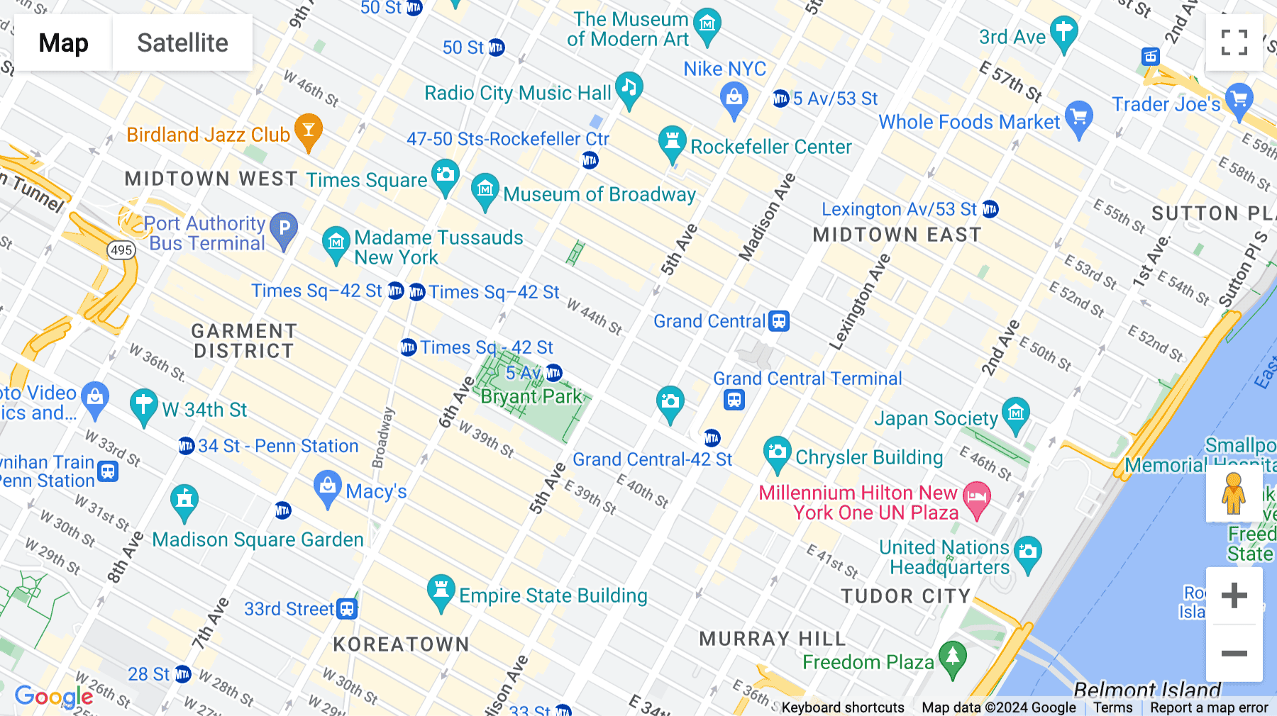 Click for interative map of (521) 521 5th Avenue, 17th Floor, New York City
