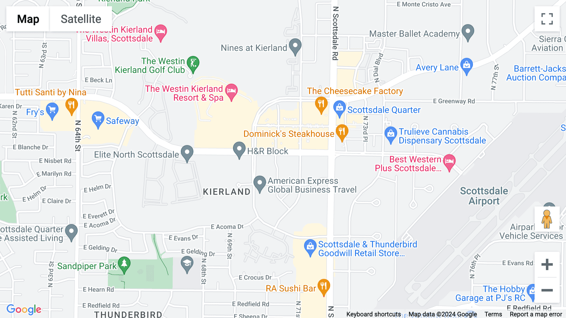 Click for interative map of 7047 East Greenway Parkway, Suite 250, Scottsdale