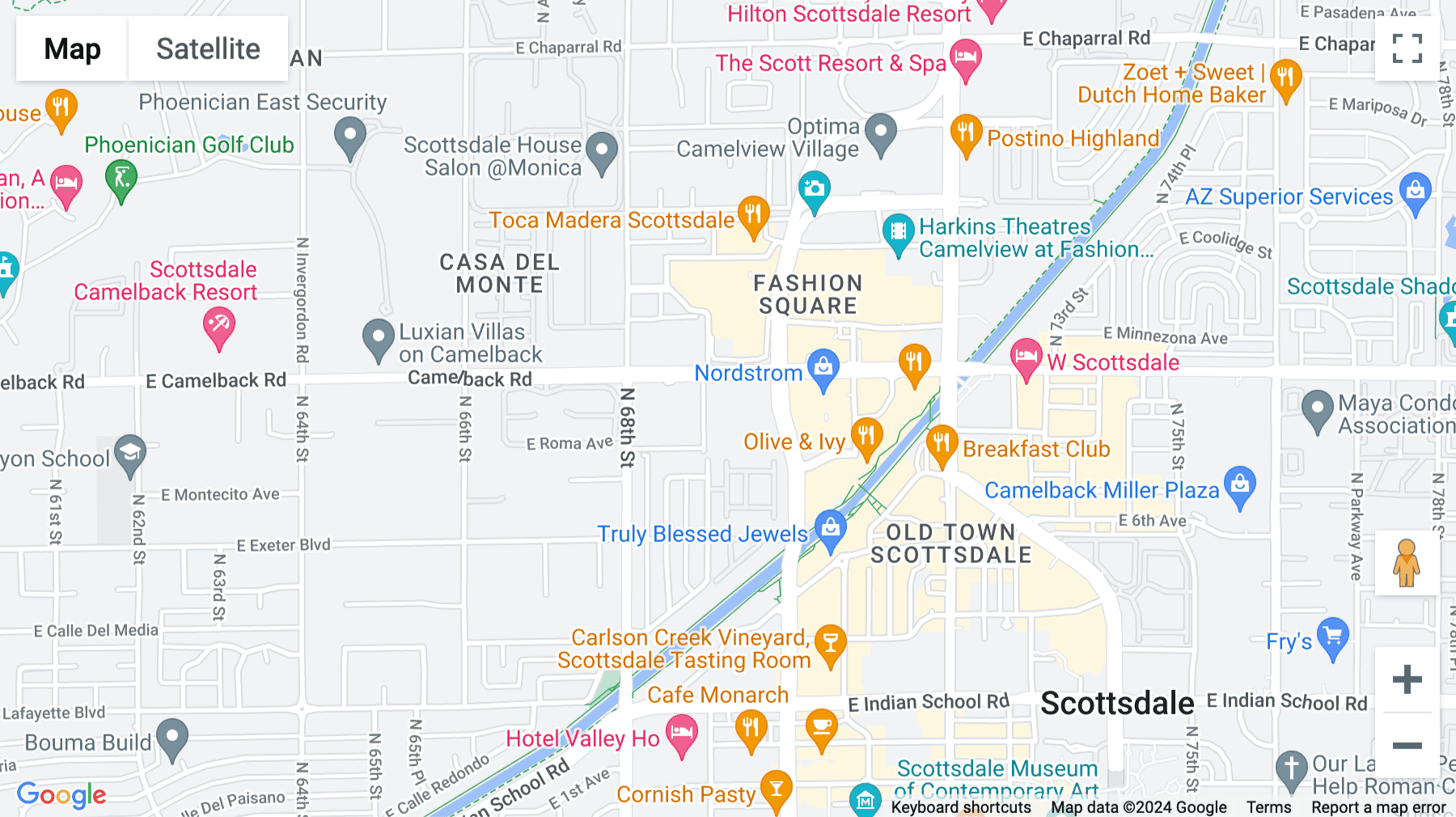 Click for interative map of 6991 East Camelback Rd, SuiteD-300, Camelback Square, Scottsdale