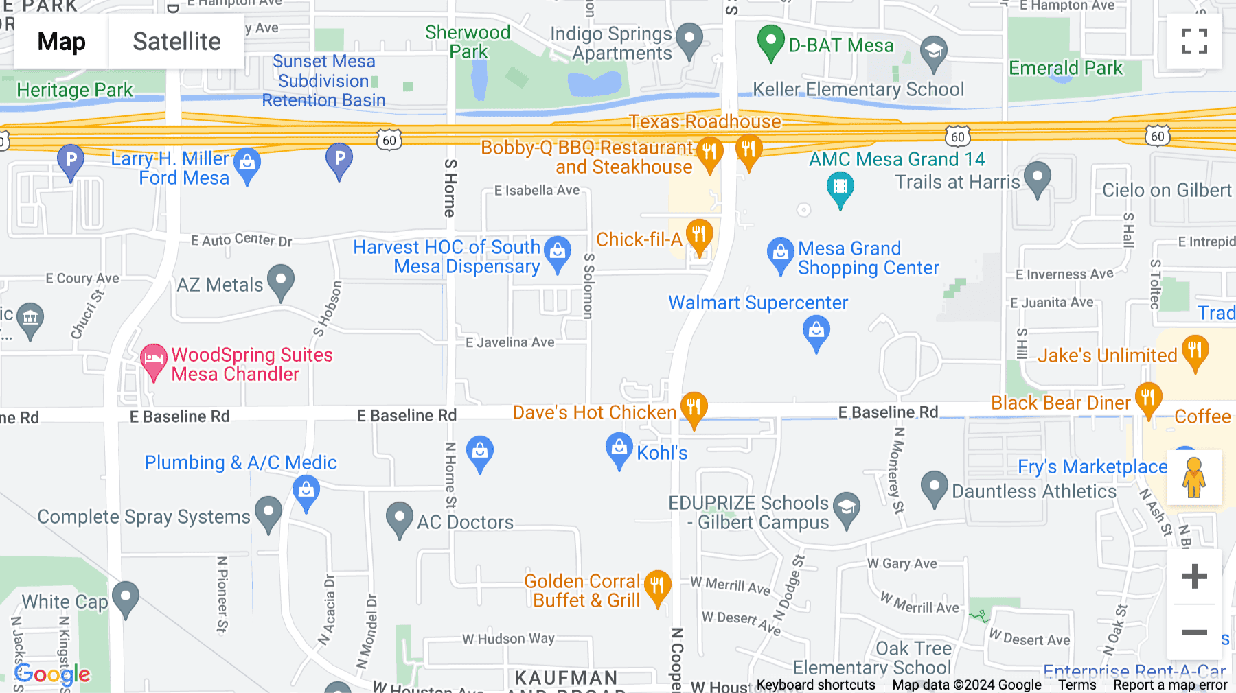 Click for interative map of 1910 South Stapley Drive, Suite 221, Stapley Corporate Center, Mesa