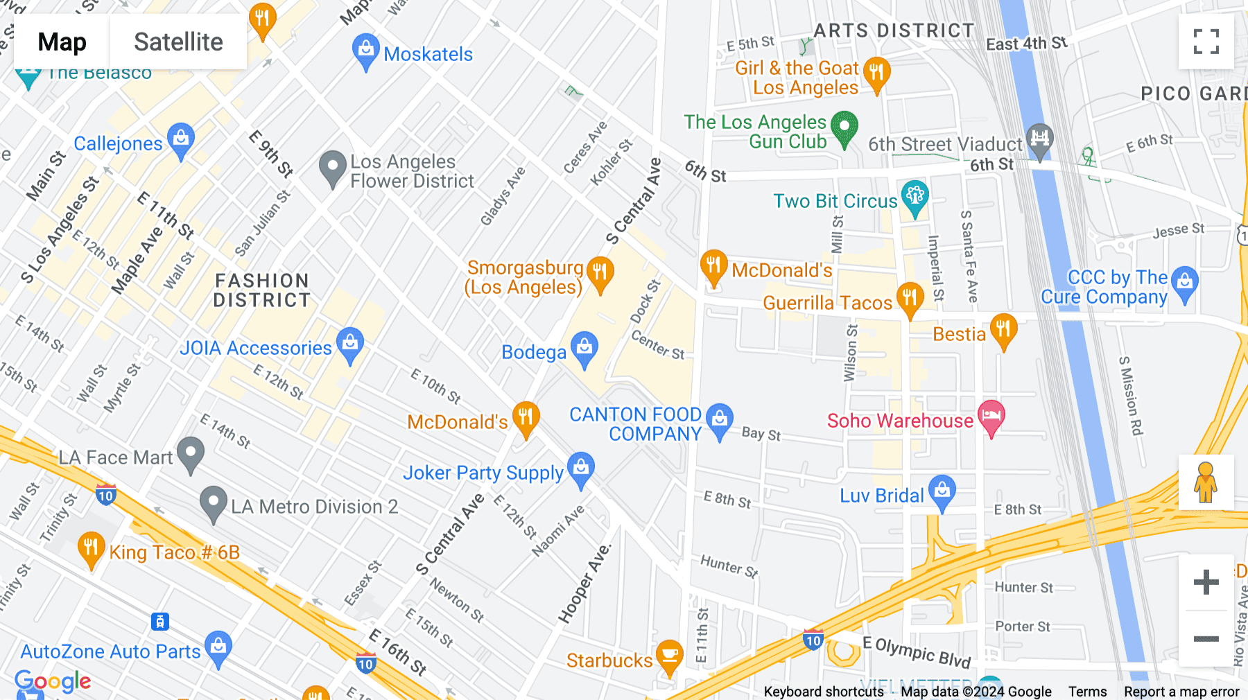 Click for interative map of 777 S. Alameda St, STE 220 & 260, Los Angeles