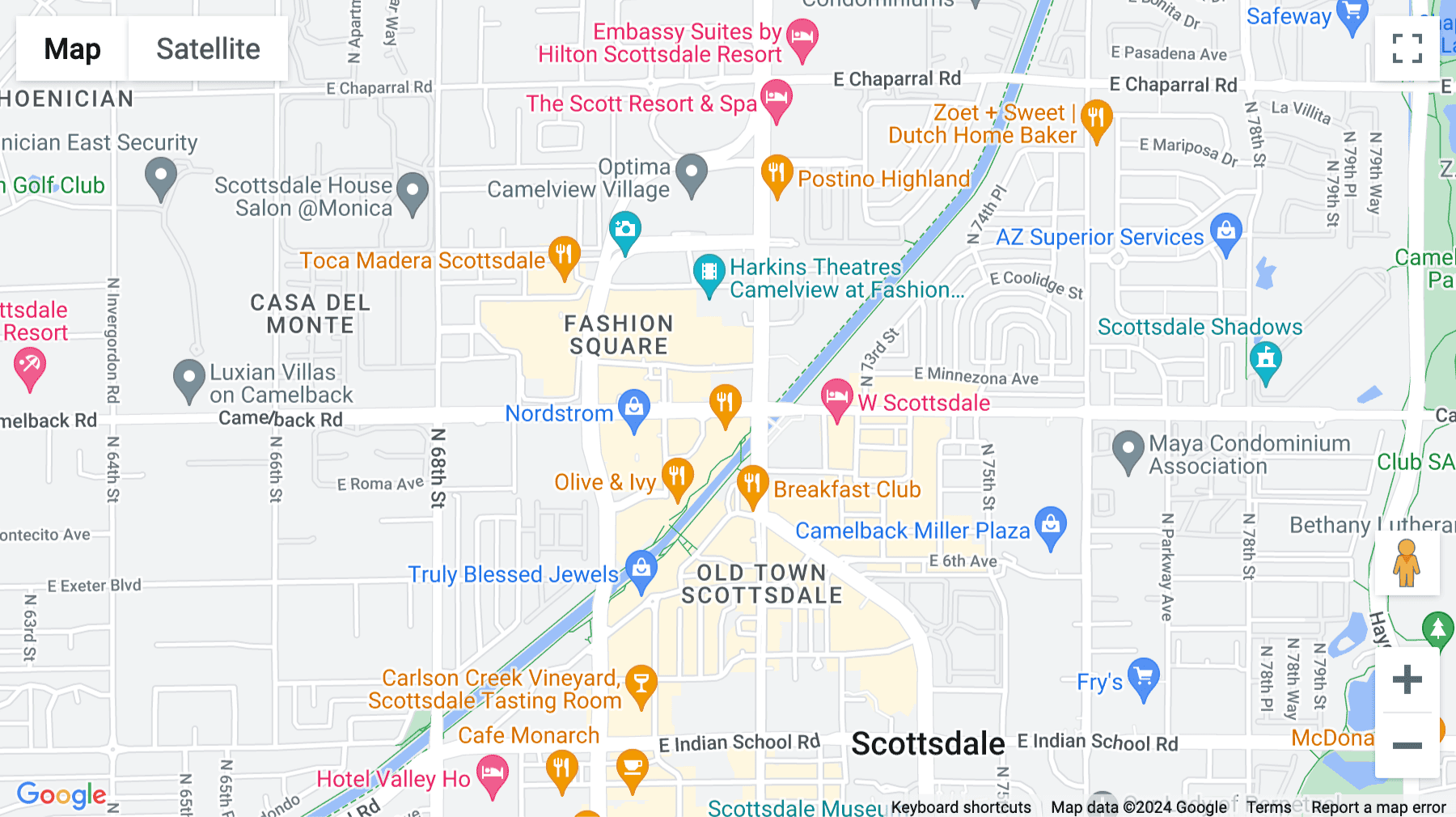 Click for interative map of 7150 East Camelback Road, Suite 444, Scottsdale