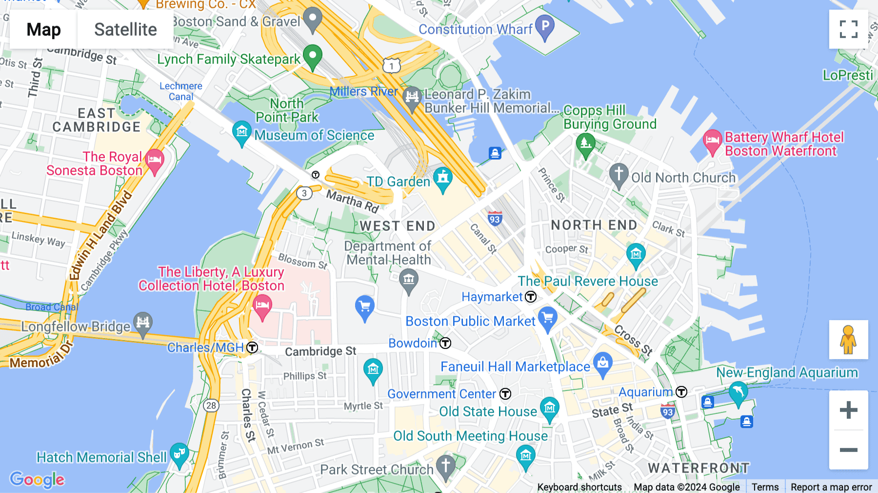 Click for interative map of 200 Portland, 200 Portland Street, Boston