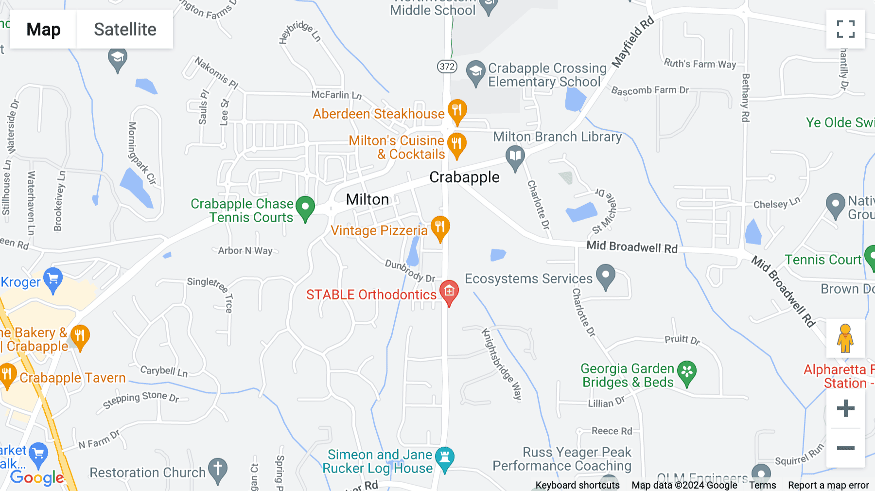 Click for interative map of 12540 Broadwell Road, Suite 2201, Alpharetta (Georgia)