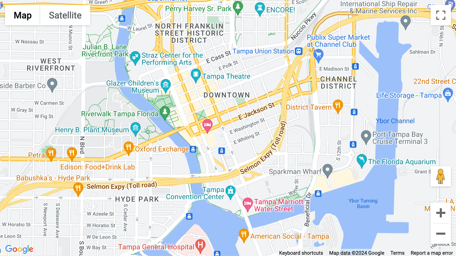 Click for interative map of 401 East Jackson Street, Suite 3300, Tampa