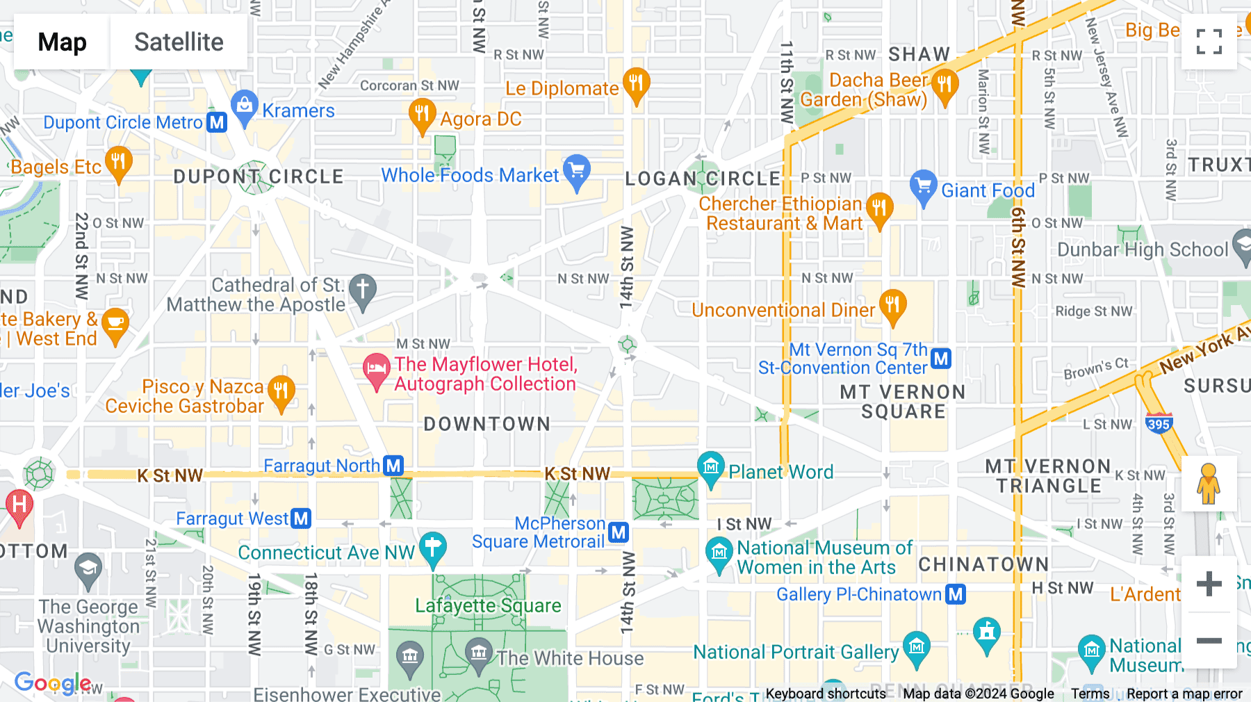 Click for interative map of One Thomas Circle NW, Suite 700, Washington DC, Washington DC