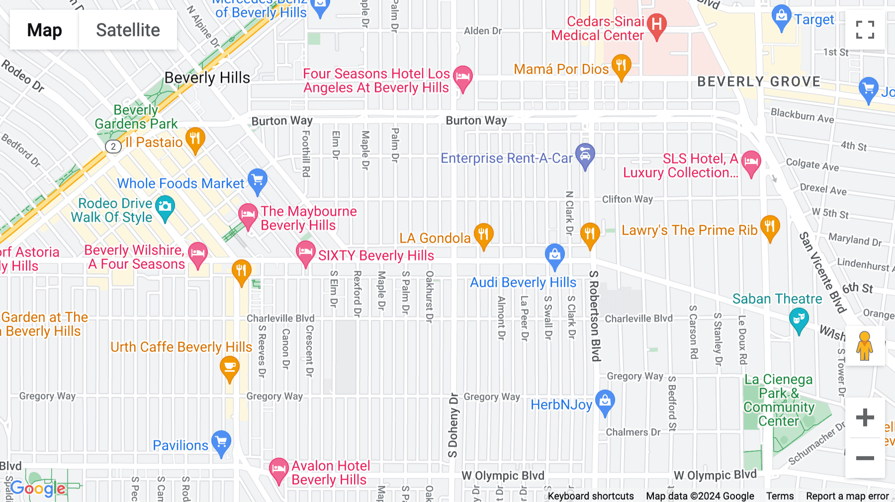 Click for interative map of 9107 Wilshire blvd, Suite 450, Beverly Hills (California)