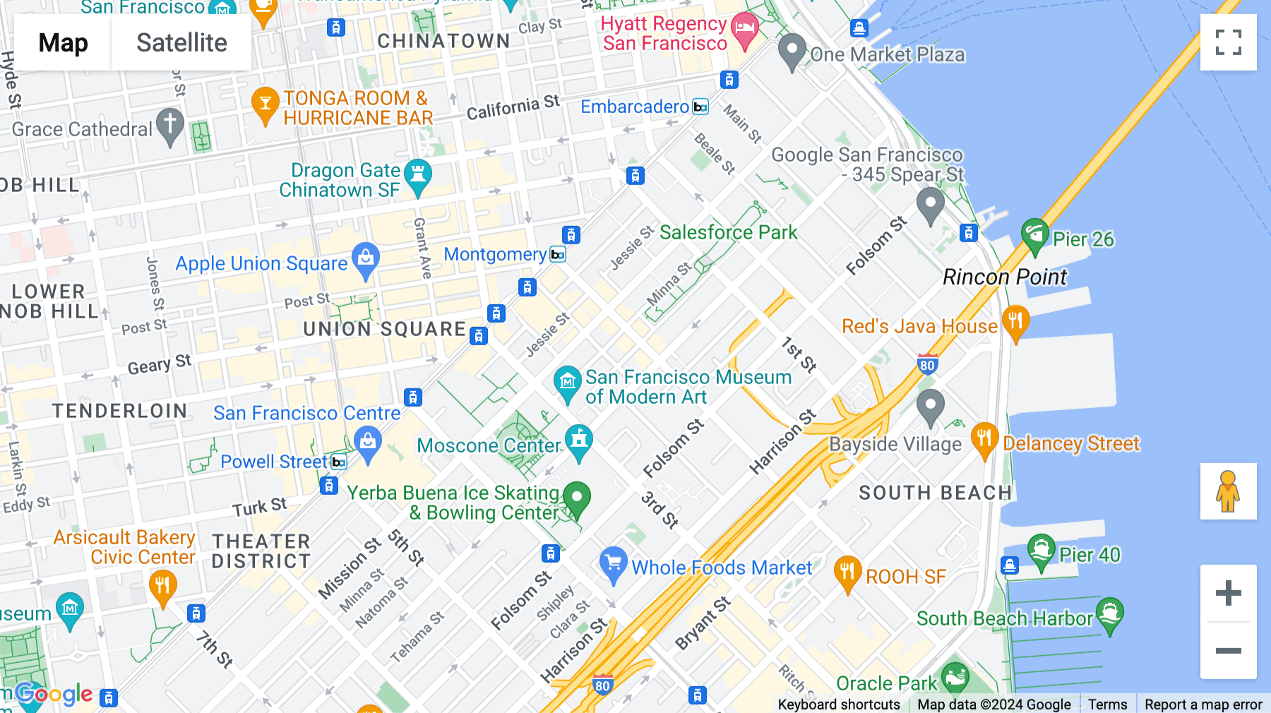 Click for interative map of 149 New Montgomery St., San Francisco