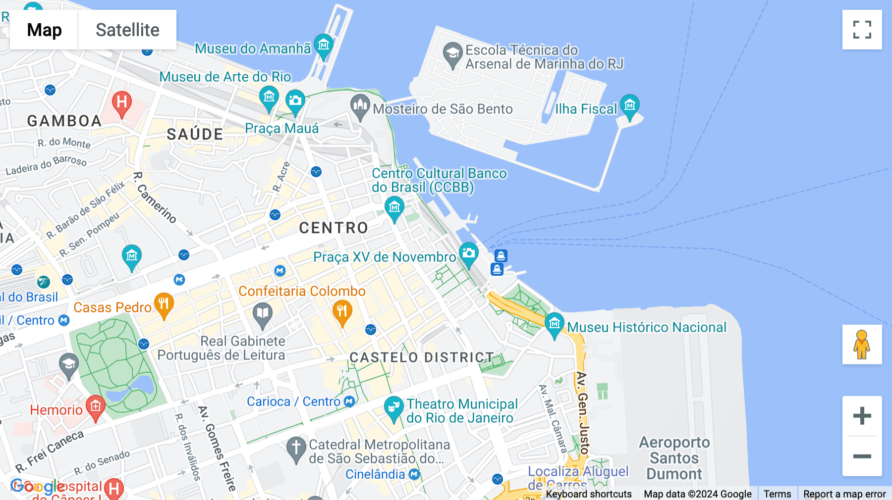 Click for interative map of Bolsa de Valores, XV de Novembro Plaza, 20, 5th floor, Suite 502, Rio de Janeiro