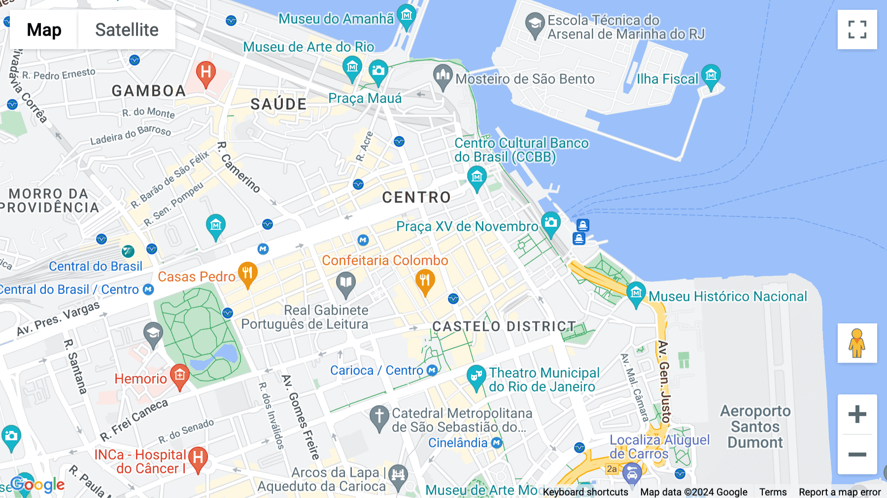 Click for interative map of RB115 Building, 115, Rio Branco Avenue, Rio de Janeiro