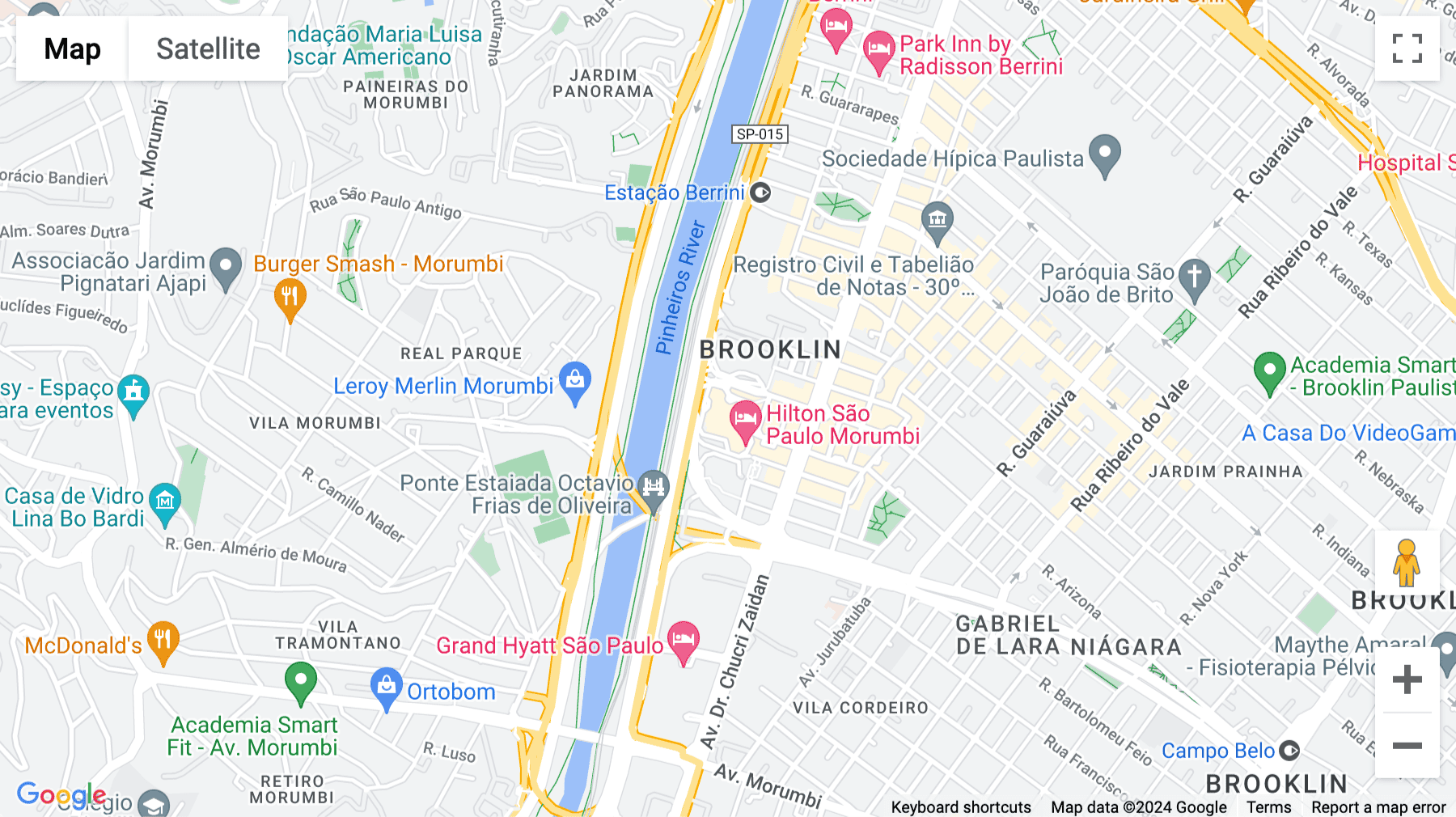 Click for interative map of Berrini, Avenida Nações Unidas 12901, Torre Norte 12901, Sao Paulo