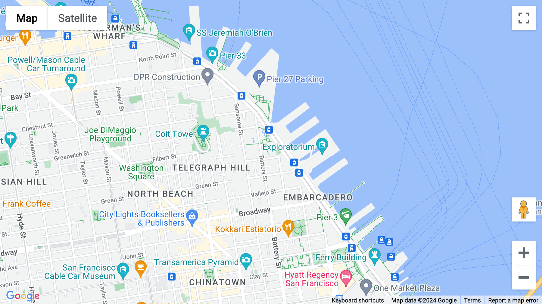 Click for interative map of 1160 Battery Street East, San Francisco, San Francisco