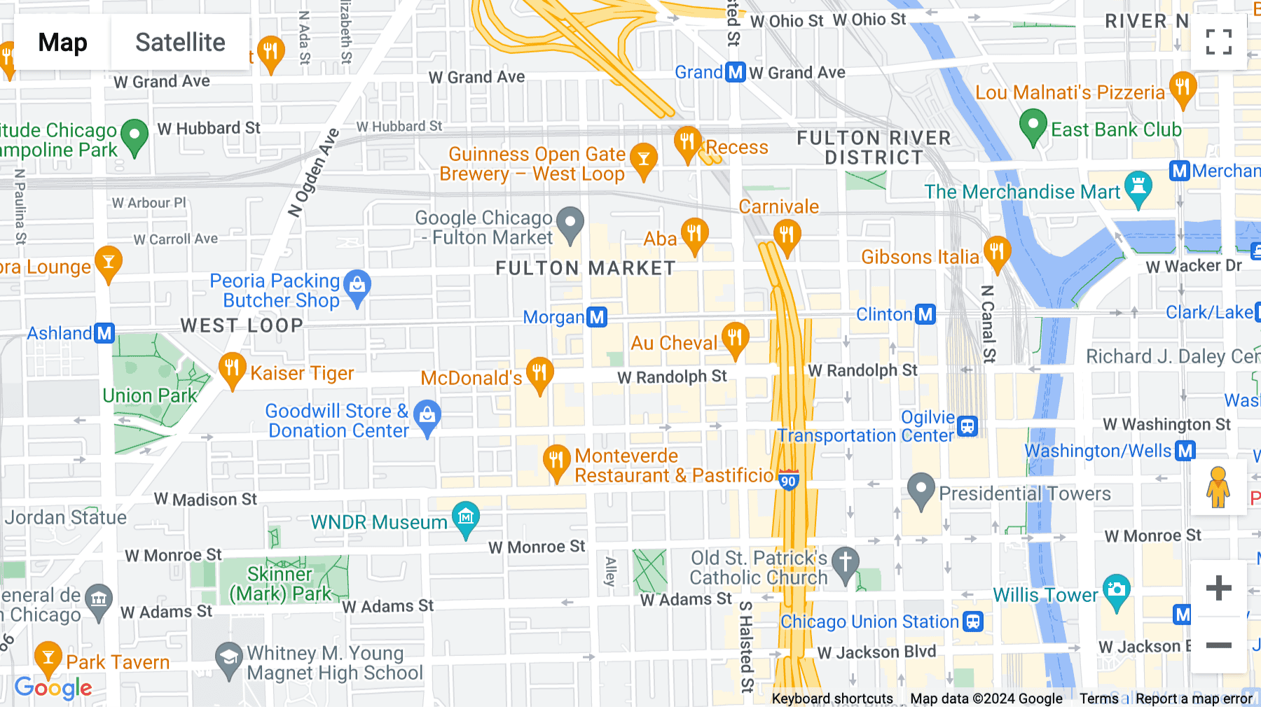 Click for interative map of 159 N. Sangamon Street, Suite 200 & 300, Chicago