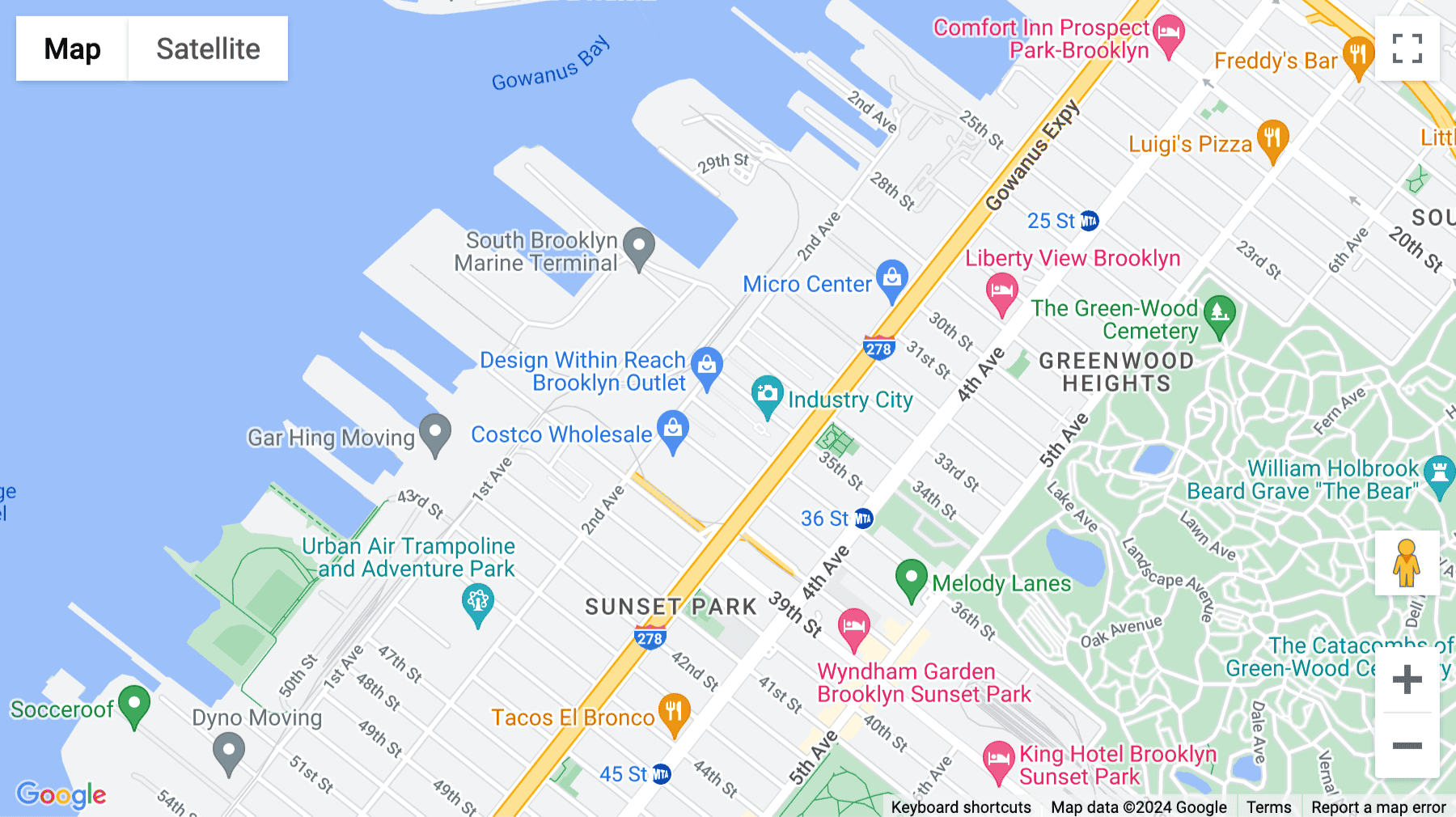 Click for interative map of 237 36th Street, Brooklyn, New York City