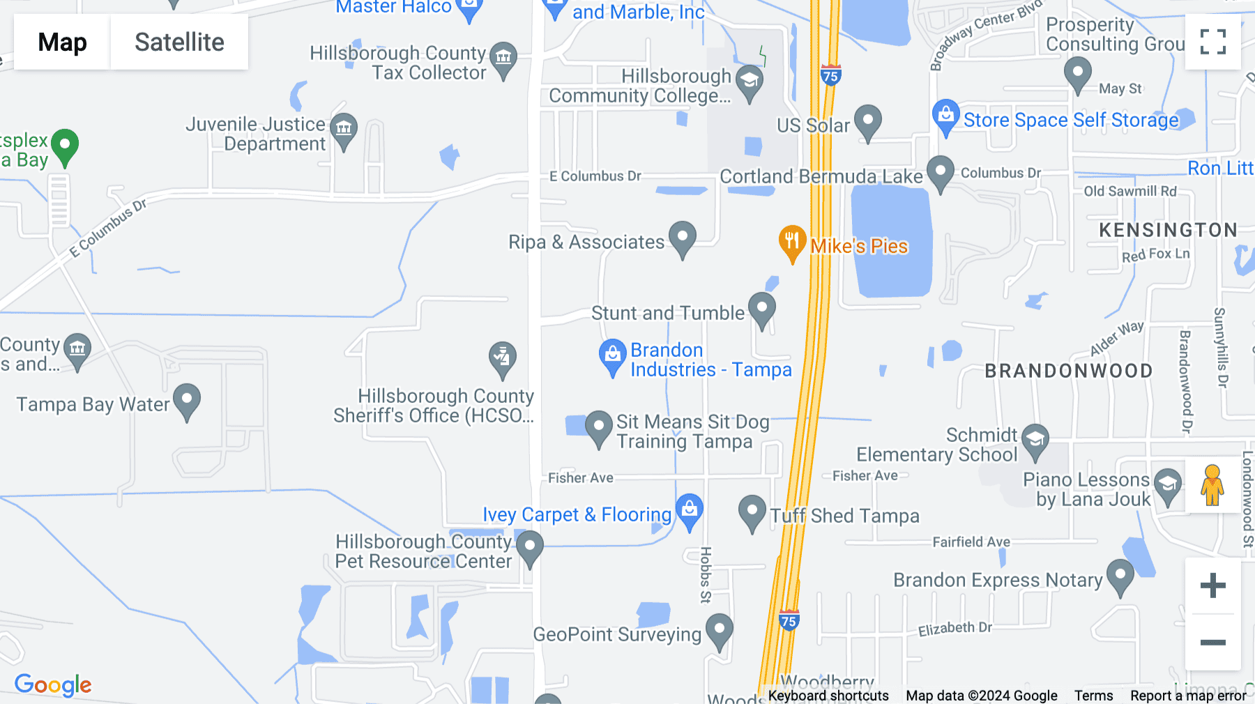Click for interative map of 1211 Tech Blvd, Suite 109, Tampa, Florida 33619, Tampa