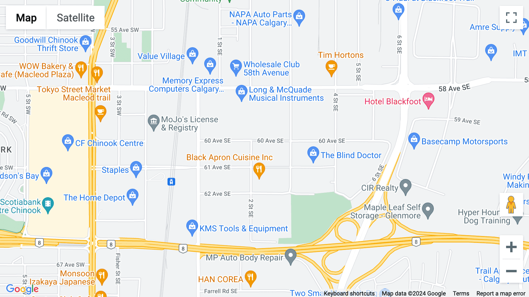 Click for interative map of 6020 2nd Street SE, Calgary