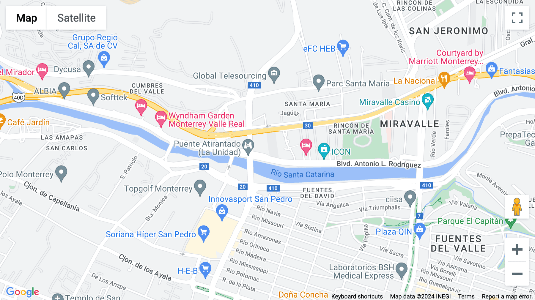 Click for interative map of Boulevard Antonio L. Rodriguez 1888, Boulevard, Antonio L. Rodriguez, Monterrey