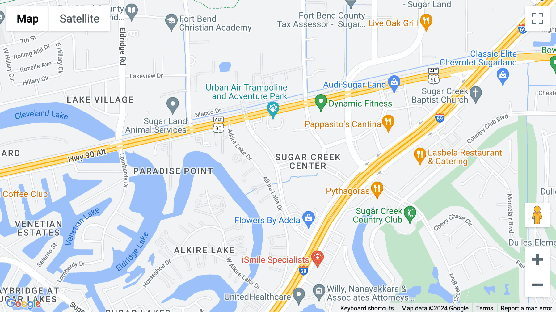 Click for interative map of 77 Sugar Creek Center Blvd, Suite 600, Sugar Land, Texas, Sugar Land