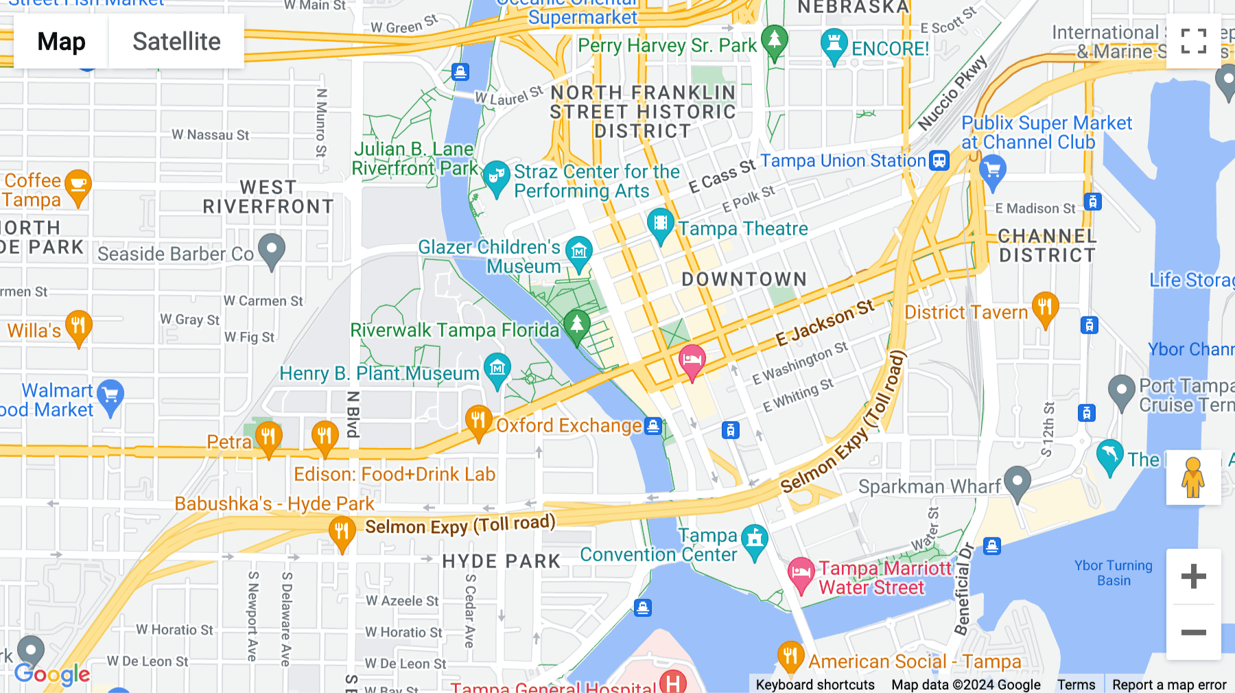 Click for interative map of 400 North Ashley Drive, Suite 2600, Tampa