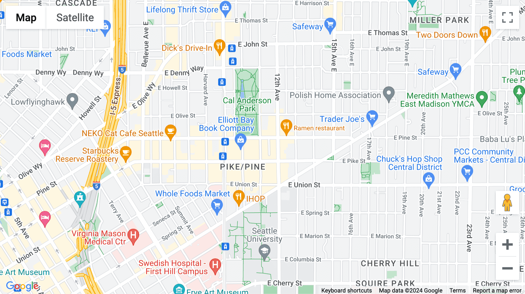 Click for interative map of 1525 11th Avenue, Seattle, WA, Seattle