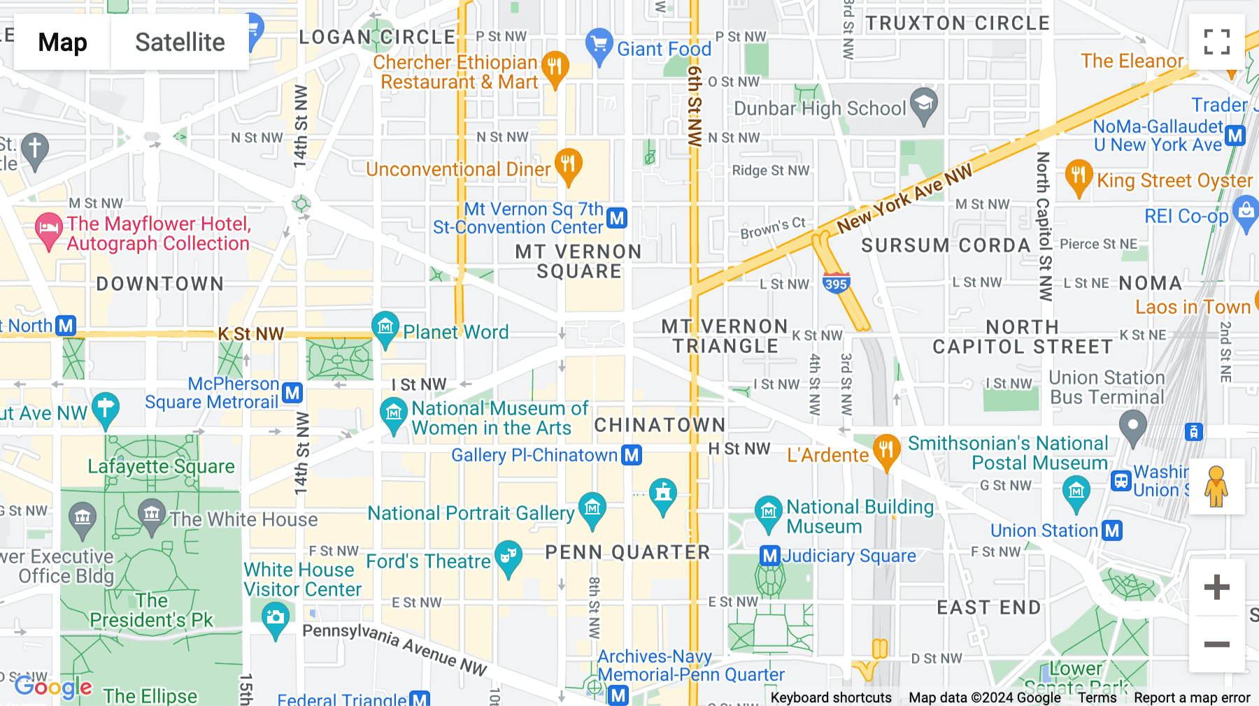 Click for interative map of 700 K Street Northwest, Washington, DC, Washington DC