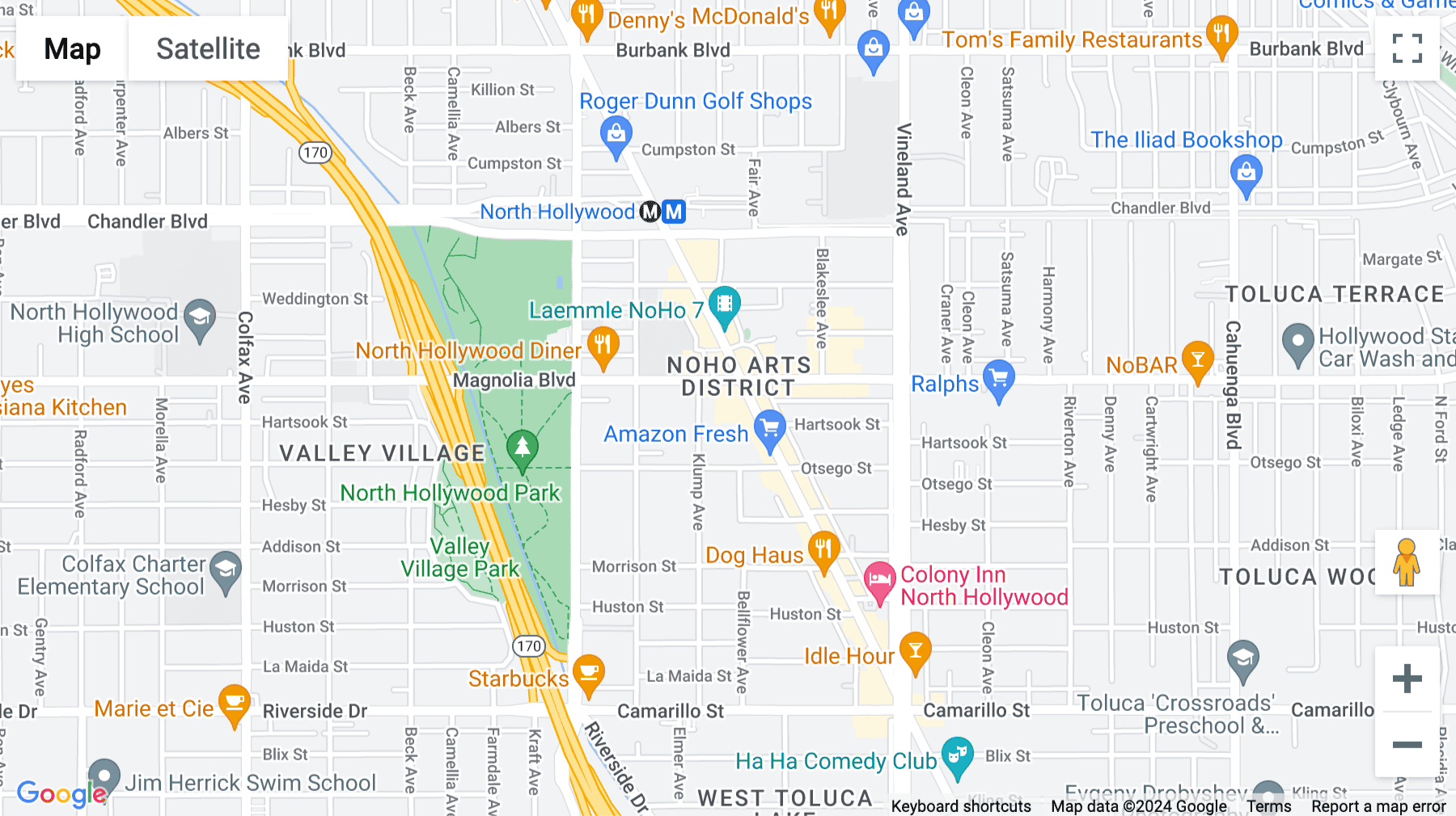 Click for interative map of 5161 Lankershim Boulevard, North Hollywood, CA 91601, North Hollywood