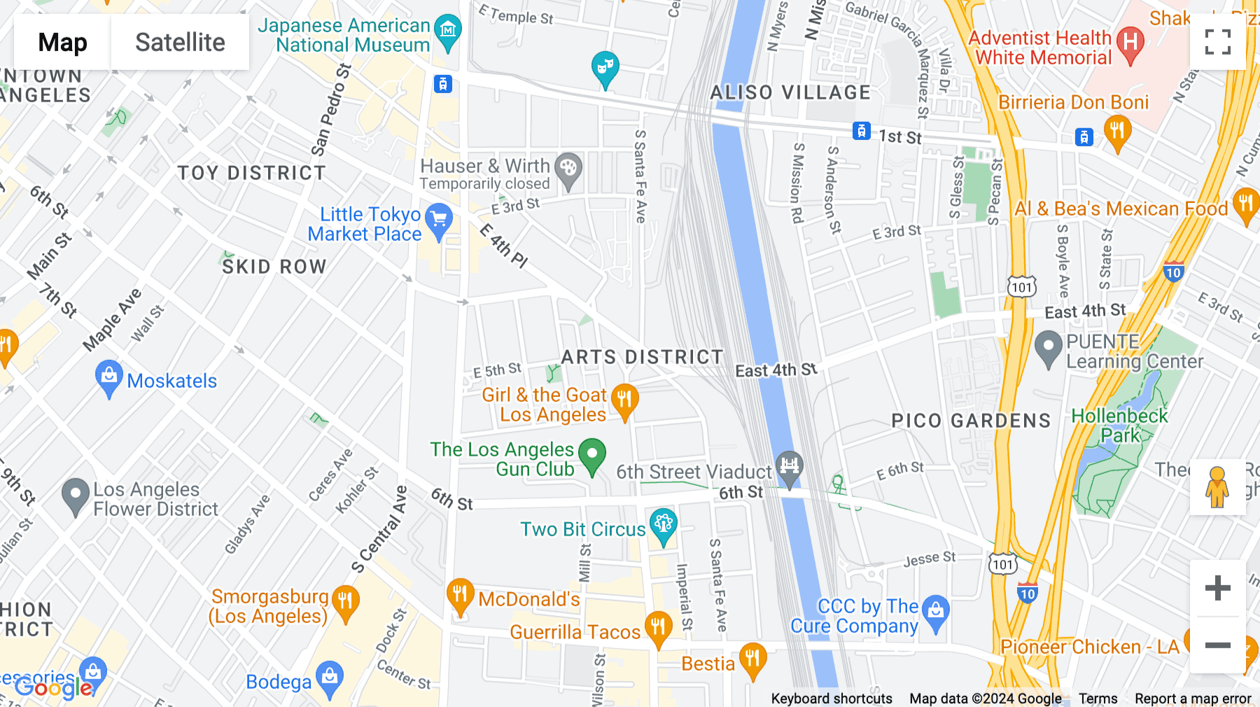 Click for interative map of The Maxwell, 1019 E 4th Place, Los Angeles, CA, Los Angeles