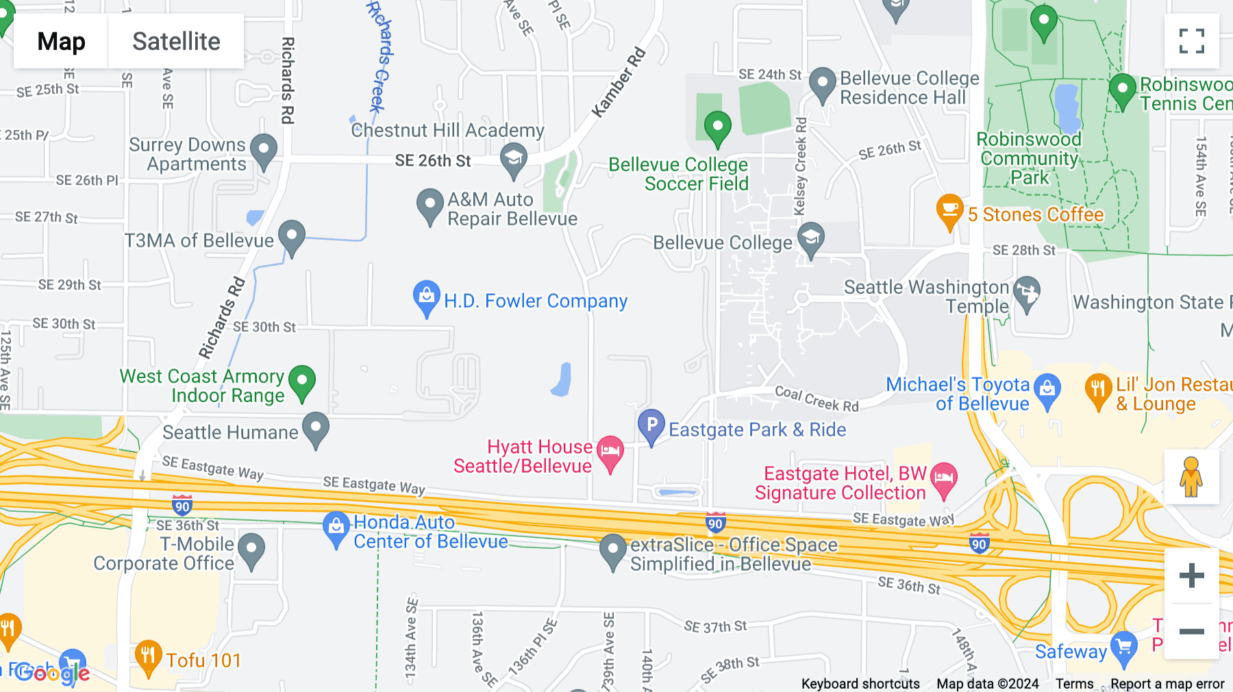 Click for interative map of 3120 139th Avenue Southeast, Bellevue, Bellevue