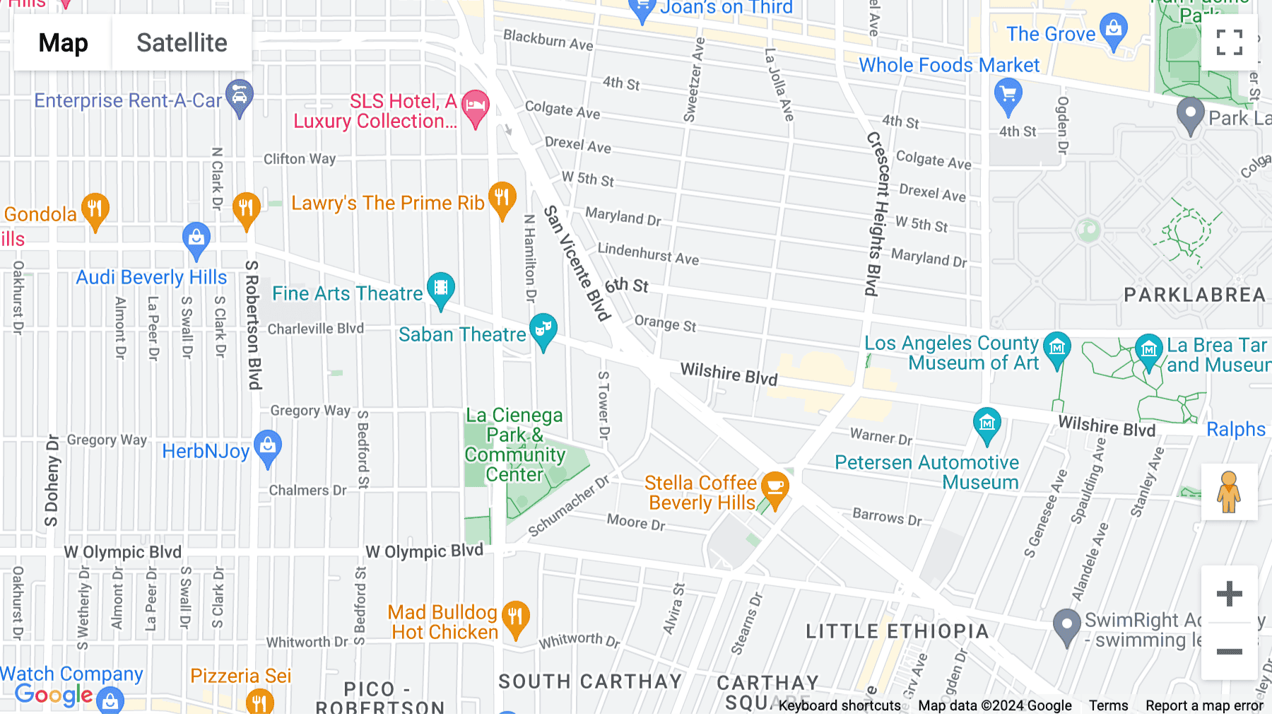 Click for interative map of 9830 Wilshire Blvd, Beverly Hills, CA, Beverly Hills (California)