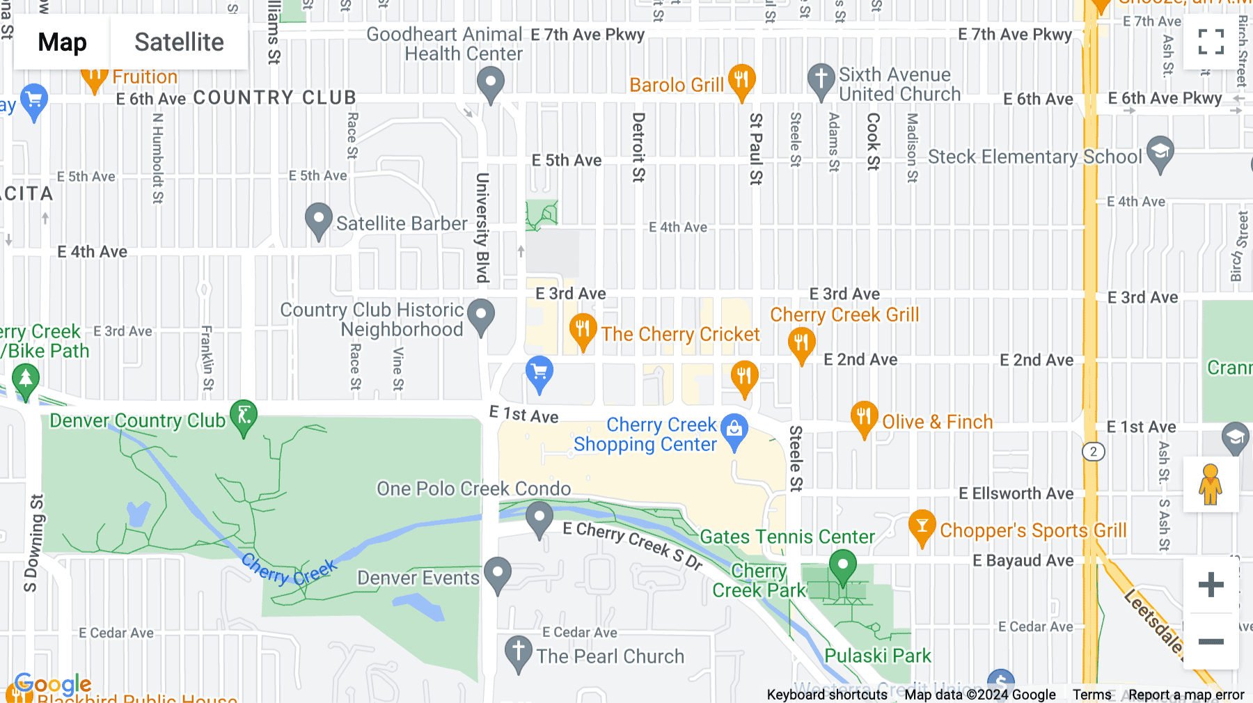 Click for interative map of Financial House, 205 North Detroit Street, Denver, CO, Denver