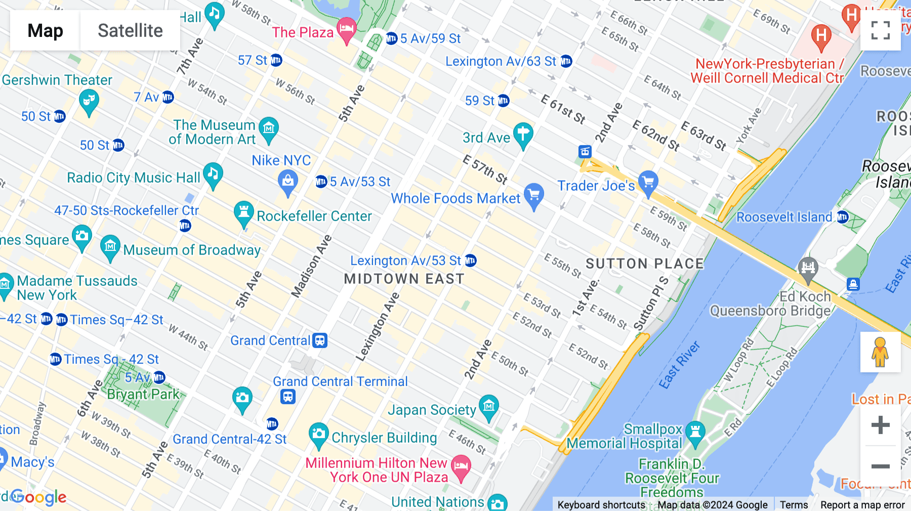 Click for interative map of 880 3rd Avenue, New York City