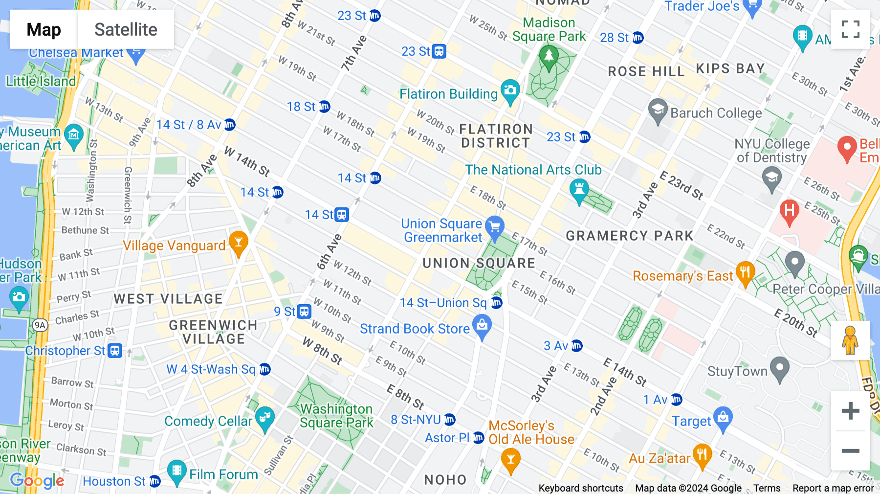 Click for interative map of 71 5th Avenue, Manhattan, New York City, New York City