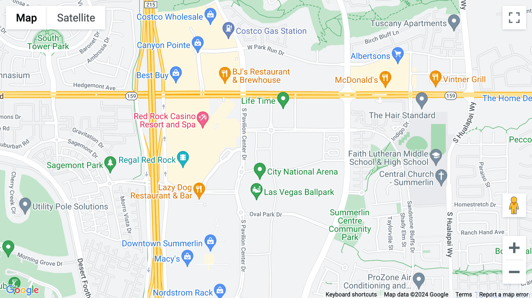 Click for interative map of Two Summerlin, 10845 Griffith Peak Drive, Las Vegas, NV 89135, Las Vegas