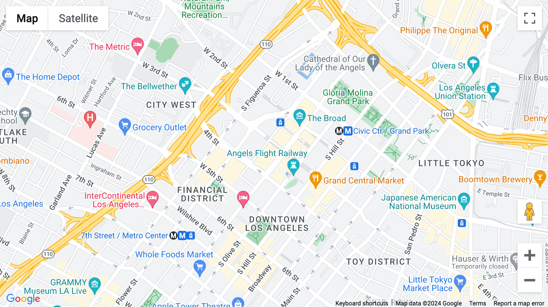 Click for interative map of 333 S Grand Ave, Suite 3310, Los Angeles