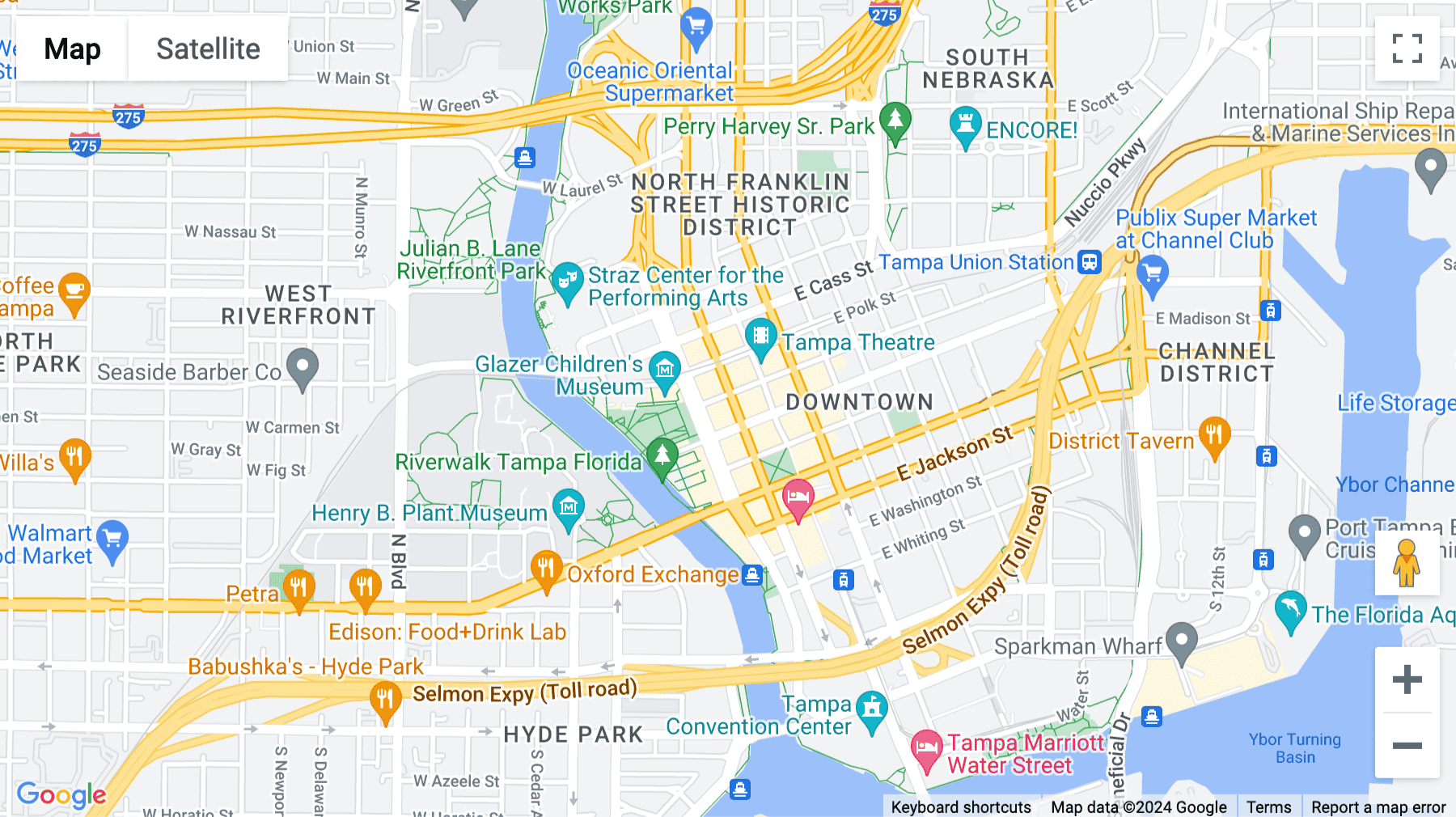 Click for interative map of 601 N. Ashley Drive, Ste. 1100, Tampa, FL, Tampa