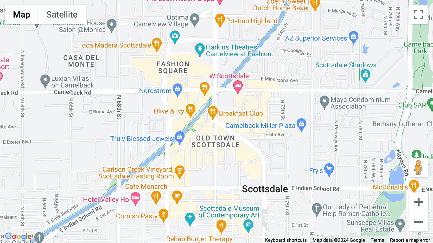 Click for interative map of 4250 Drinkwater Blvd, 300, Scottsdale