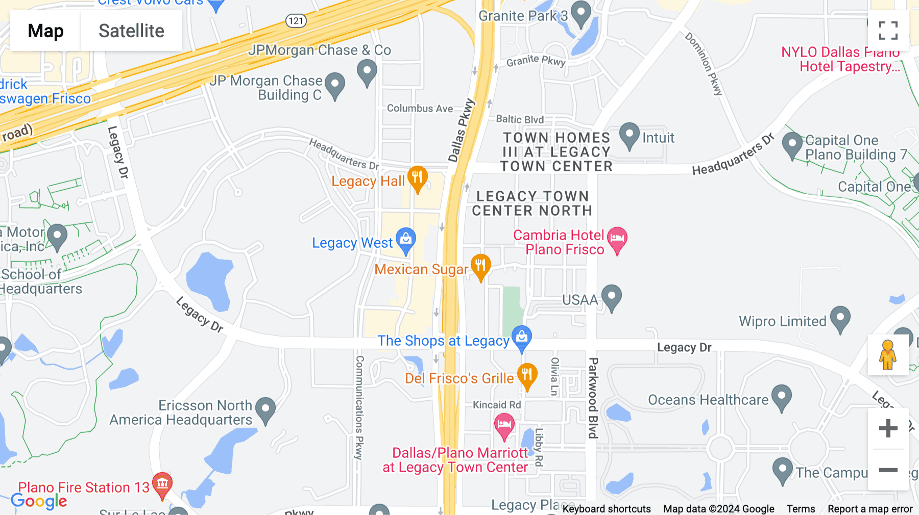 Click for interative map of 7250 Dallas Parkway, 400, Plano