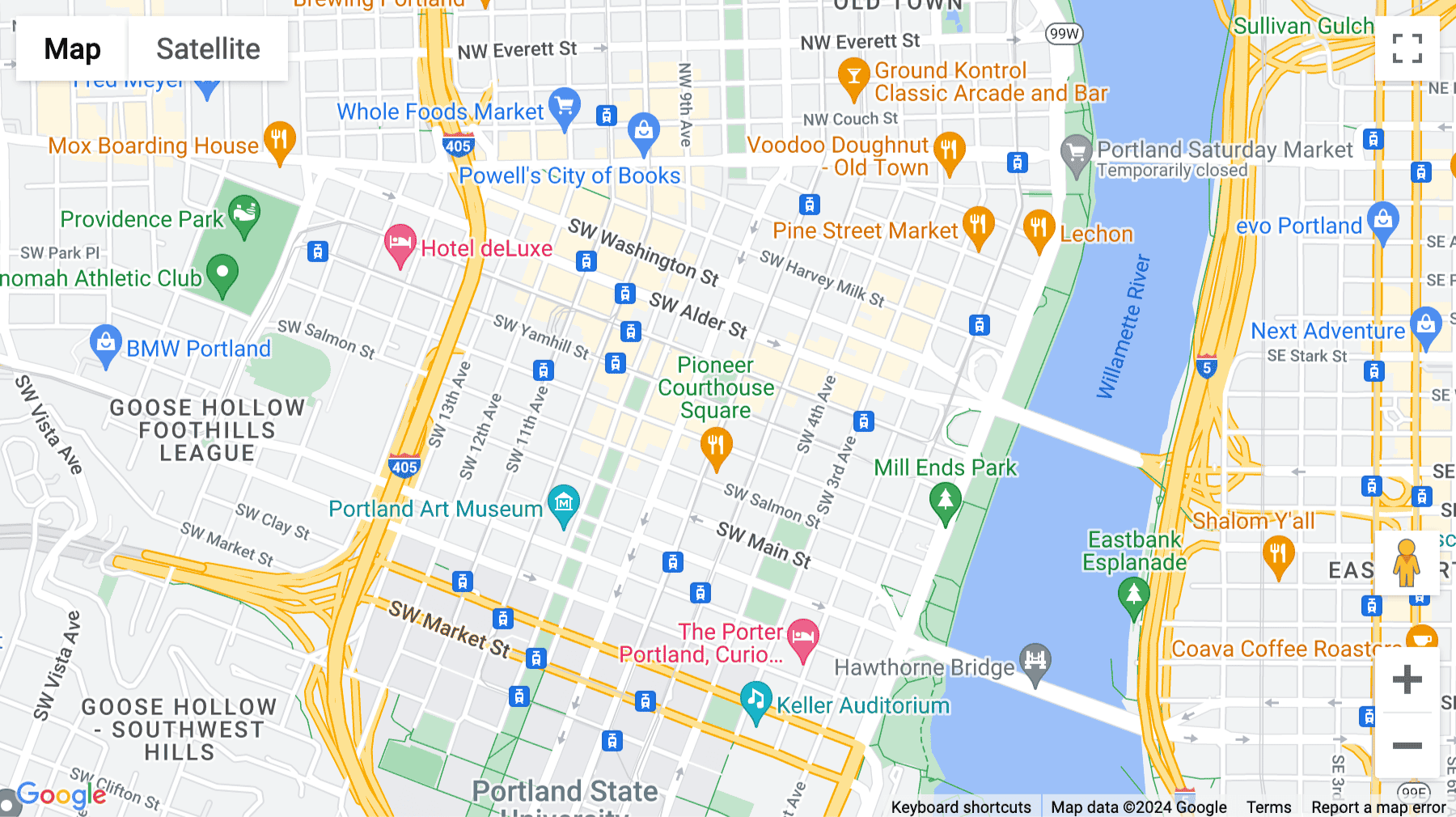 Click for interative map of 811 SW 6th Ave Suite 1000, Portland (Oregon)