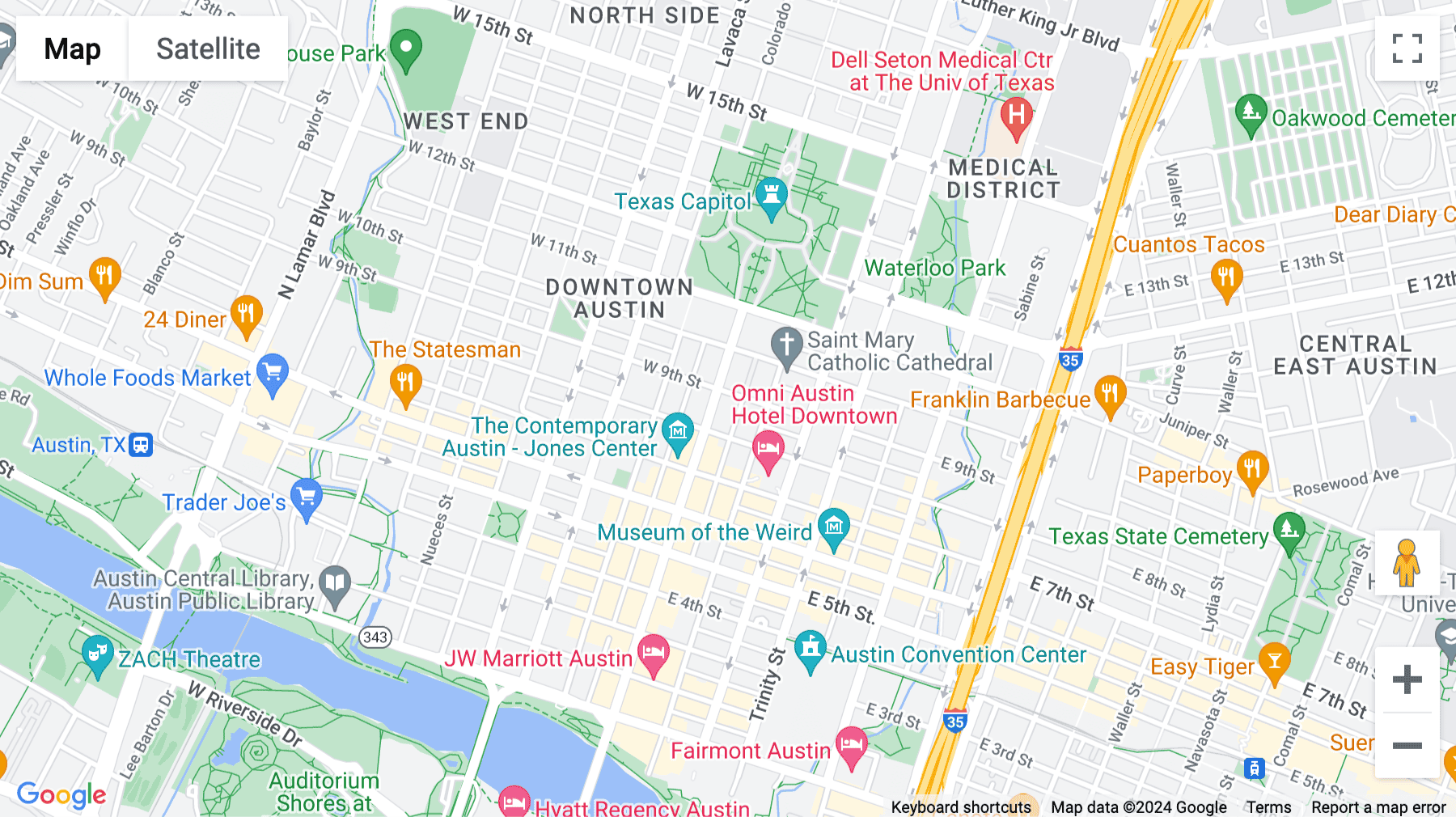 Click for interative map of 823 Congress Avenue, Suite 300, Austin