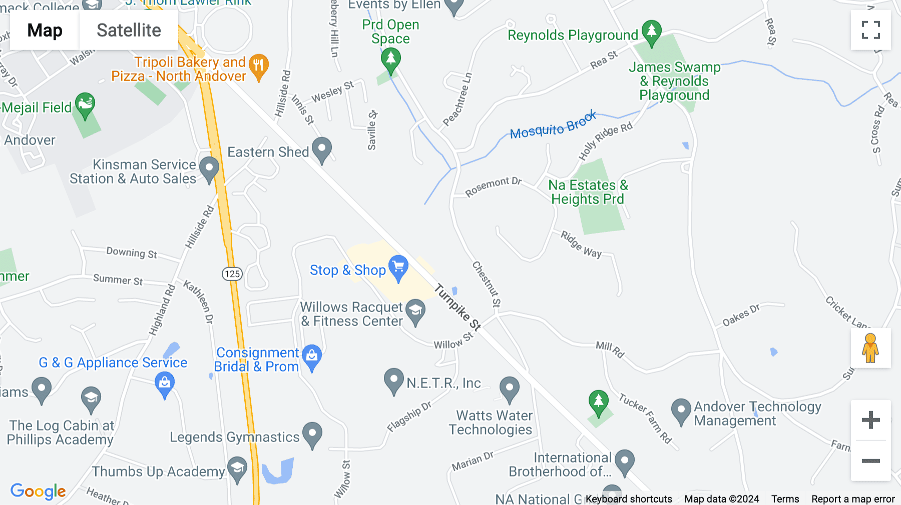 Click for interative map of 800 Turnpike St, STE 300, North Andover