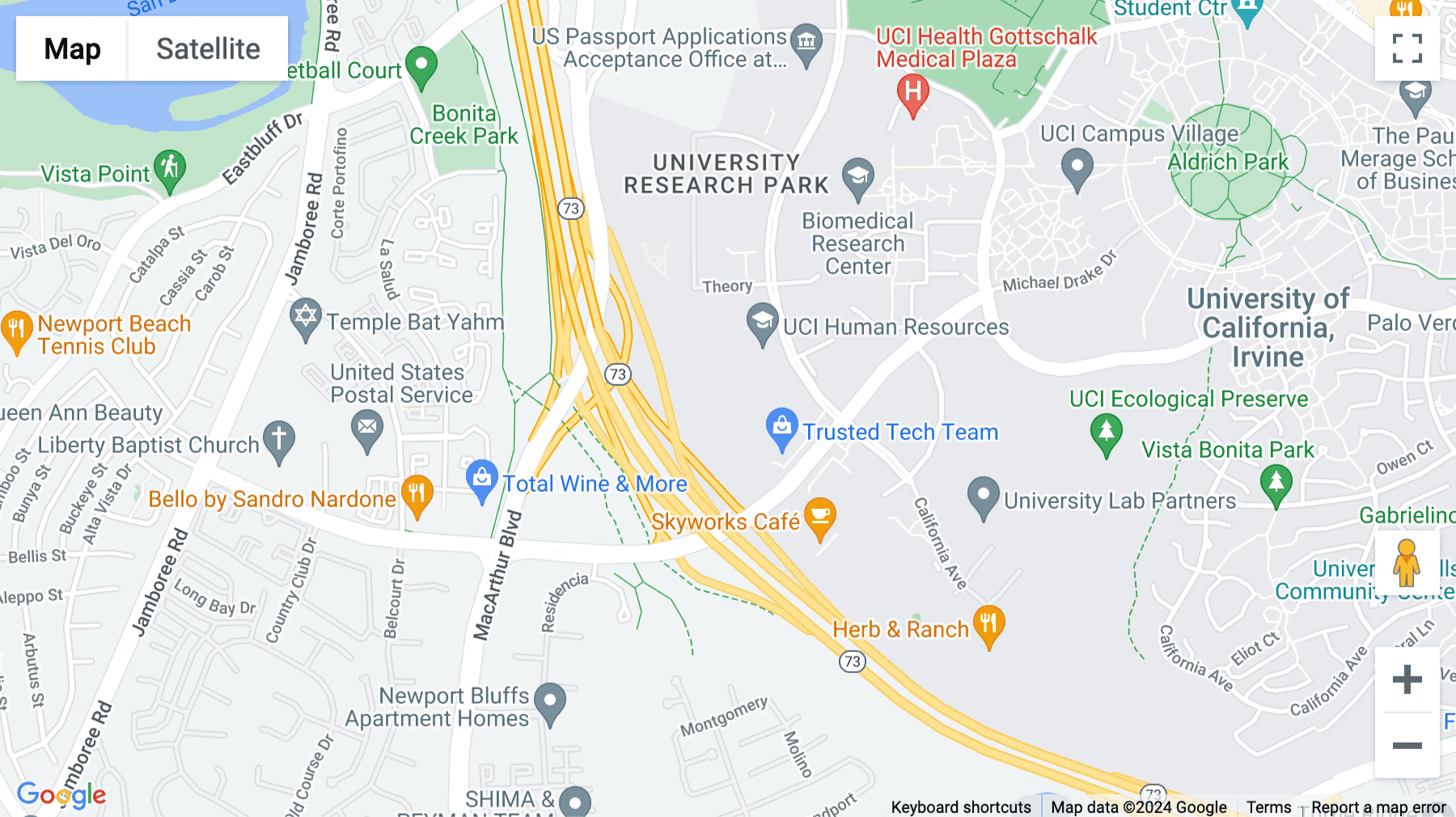 Click for interative map of 5151 California Ave Ste 100, Irvine, CA 92617, Irvine
